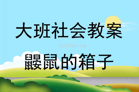 大班社會活動鼴鼠的箱子教案反思