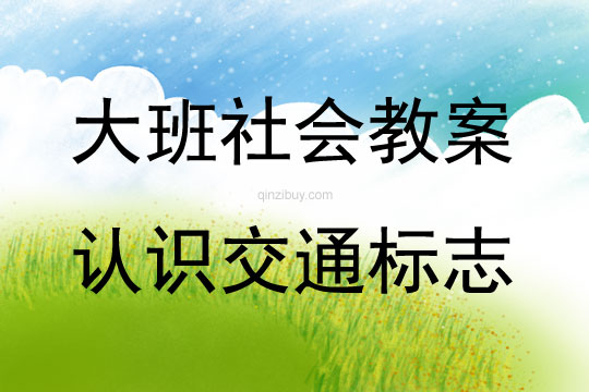大班社會認識交通標志教案反思