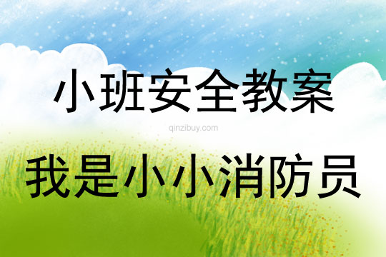 小班安全教育活動我是小小消防員教案反思