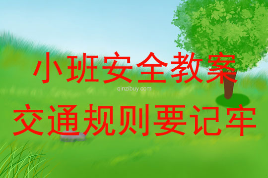 小班安全活動教案：交通規則要記牢教案(附教學反思)