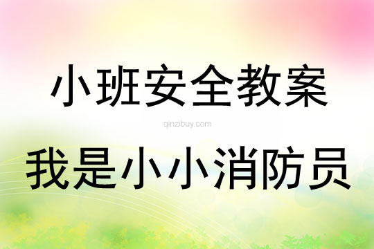 小班消防安全我是小小消防員教案反思
