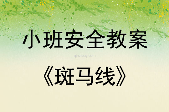 小班安全活動教案：斑馬線教案(附教學反思)