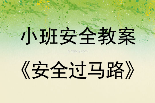 小班安全活動(dòng)安全過馬路教案反思