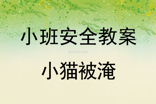 小班安全小貓被淹教案