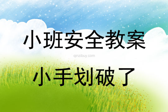 小班安全小手劃破了教案