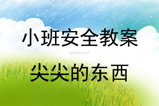 小班安全活動教案：尖尖的東西教案(附教學(xué)反思)
