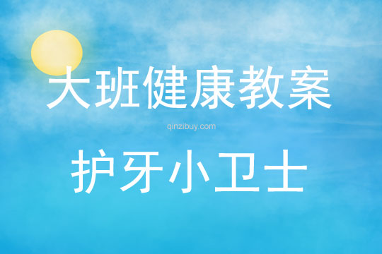 大班健康活動護牙小衛士教案反思