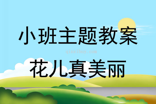 小班主題花兒真美麗教案反思