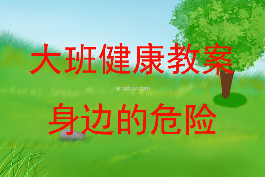 大班健康活動教案：身邊的危險教案(附教學(xué)反思)