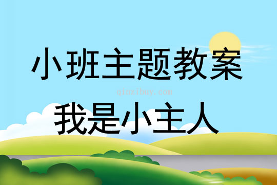 小班主題活動我是小主人教案反思