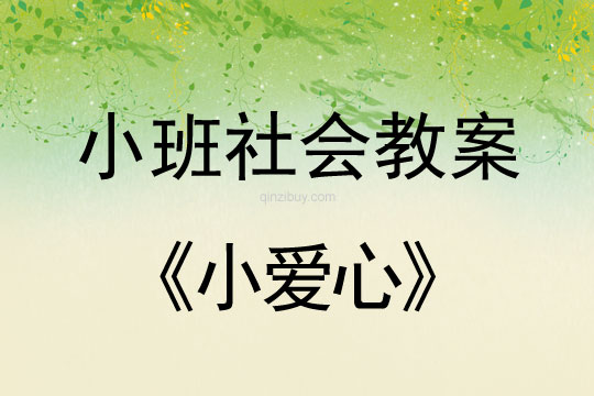 小班社會活動小愛心教案反思