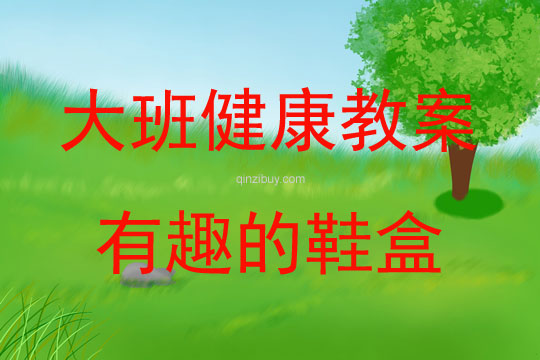 大班健康活動(dòng)有趣的鞋盒教案反思