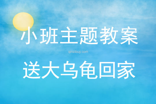 小班主題送大烏龜回家教案反思