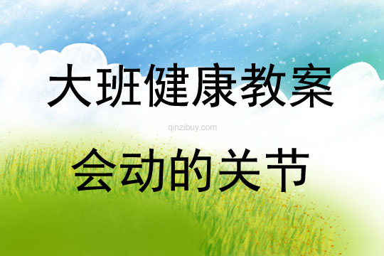 大班健康會(huì)動(dòng)的關(guān)節(jié)教案反思