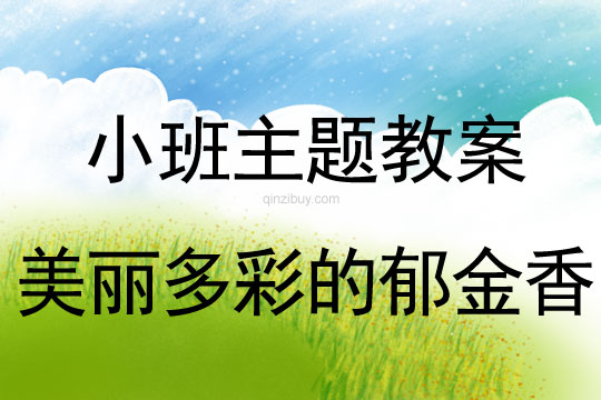 小班主題活動美麗多彩的郁金香教案反思
