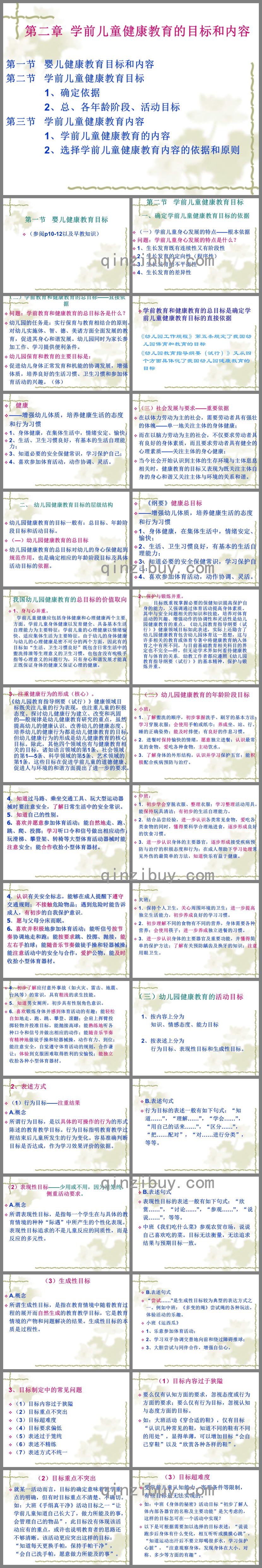 第二章學(xué)前兒童健康教育的目標(biāo)和內(nèi)容PPT課件