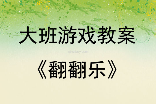大班智力游戲翻翻樂教案