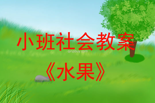 小班社會活動教案：水果教案