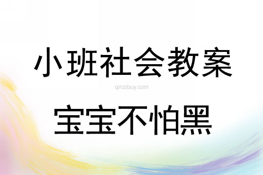 小班社會(huì)寶寶不怕黑教案反思