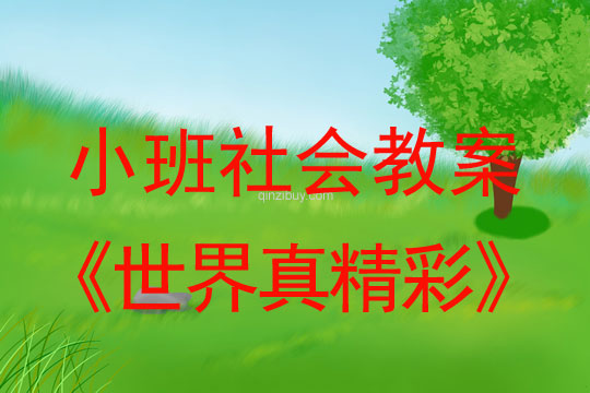 小班社會教案：世界真精彩小班社會教案：世界真精彩