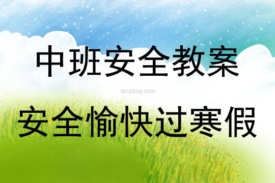 中班安全活動安全愉快過寒假教案反思
