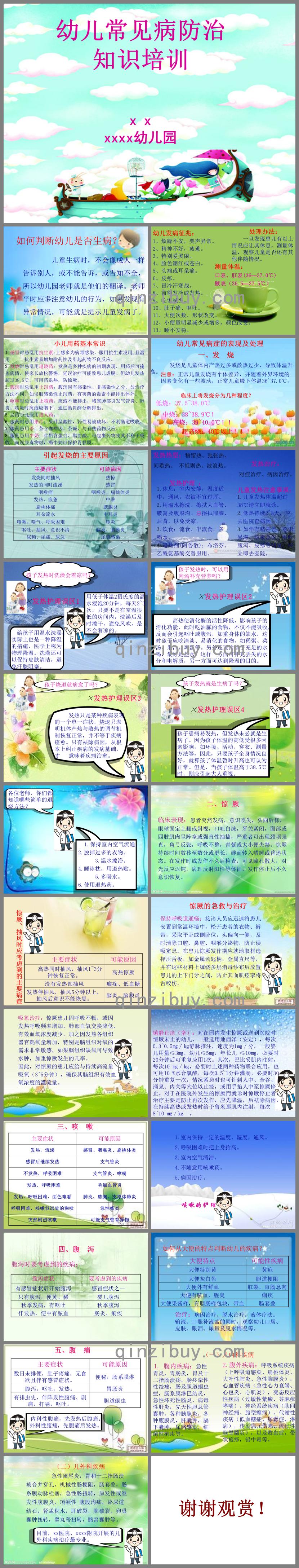 幼兒常見病防治知識培訓PPT課件