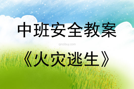 大班消防安全教育火災逃生教案反思