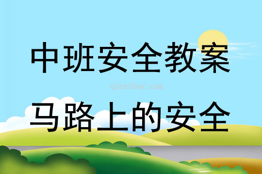 中班安全馬路上的安全教案反思