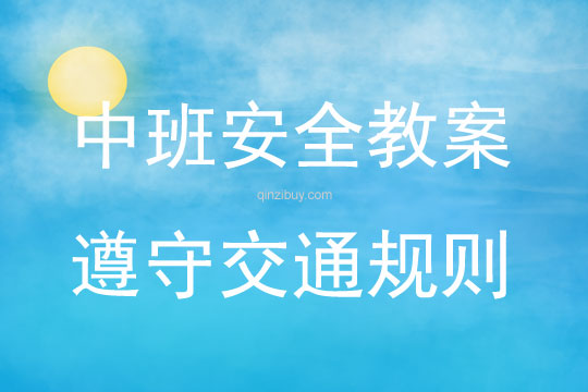 中班安全活動(dòng)教案：遵守交通規(guī)則教案(附教學(xué)反思)