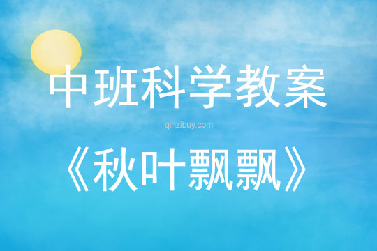 中班科學秋葉飄飄教案反思