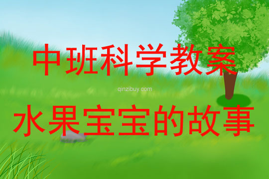 中班科學(xué)活動水果寶寶的故事教案反思