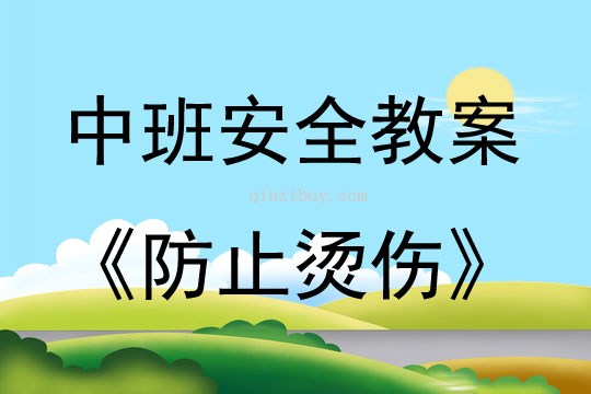 中班安全活動(dòng)教案：防止?fàn)C傷教案
