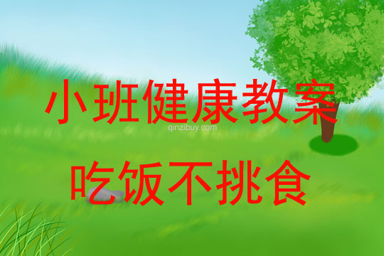 小班健康吃飯不挑食教案反思