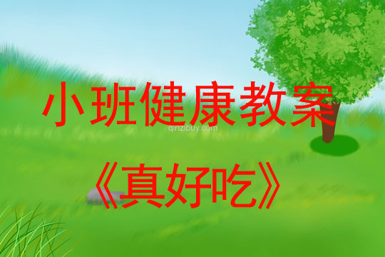小班健康活動教案：真好吃教案