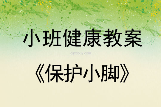 小班健康活動保護小腳教案反思