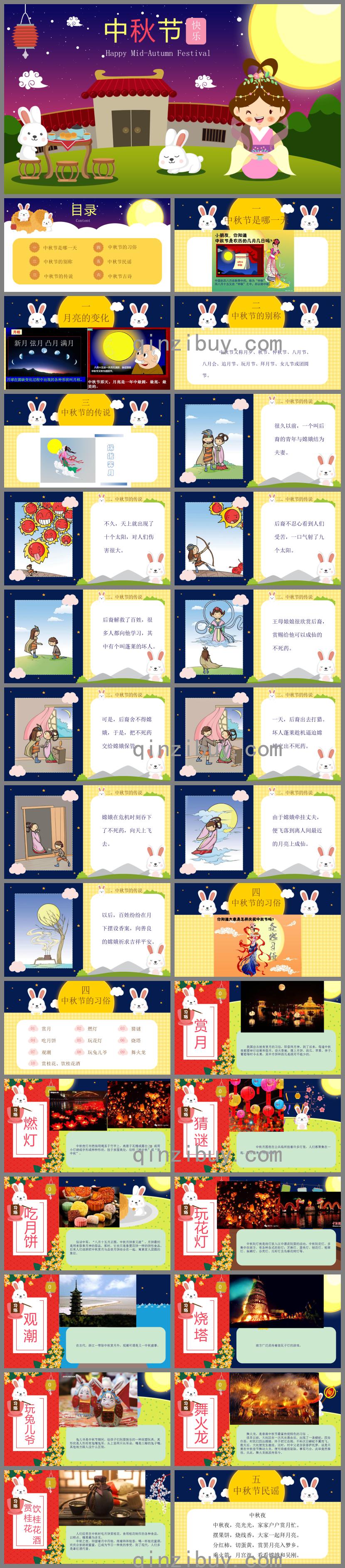 幼兒園中秋節策劃PPT課件