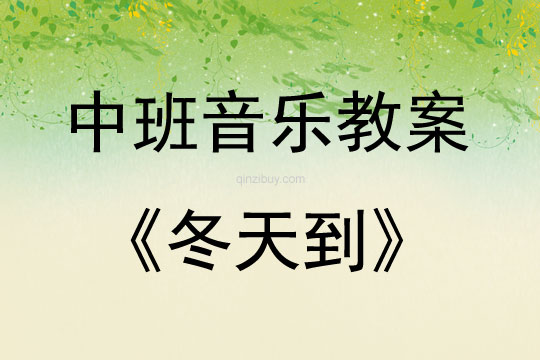 中班音樂冬天到教案反思