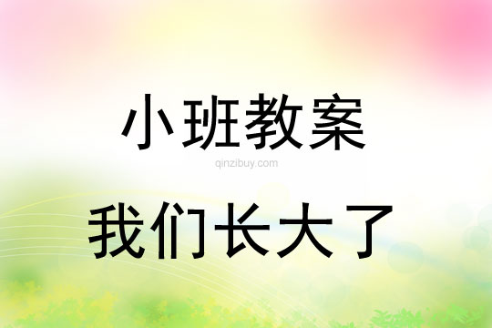 幼兒園小班新年教案：我們長大了幼兒園小班新年教案：我們長大了