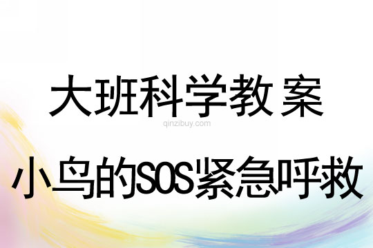 幼兒園大班科學教案：小鳥的SOS緊急呼救大班教案：小鳥的SOS緊急呼救