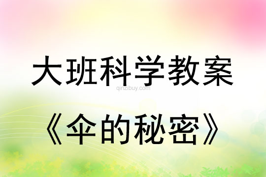 大班科學(xué)領(lǐng)域：傘的秘密大班科學(xué)領(lǐng)域：傘的秘密