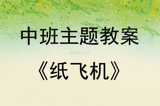 中班主題紙飛機教案反思