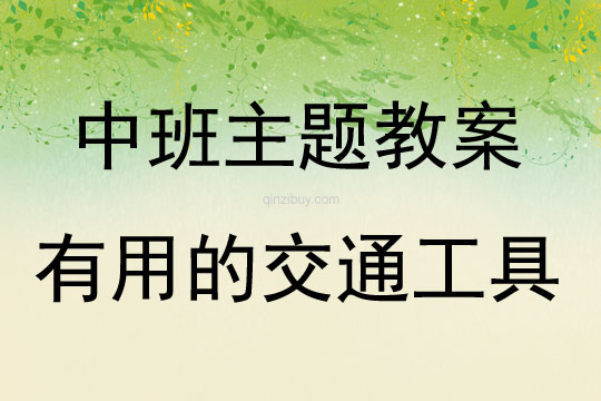中班主題有用的交通工具教案反思