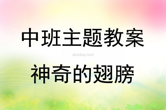 中班主題活動教案：神奇的翅膀教案
