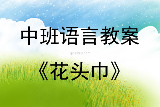 中班語言活動《花頭巾》教案反思