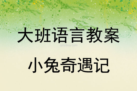 幼兒園語言教案：小兔奇遇記大班語言教案：小兔奇遇記