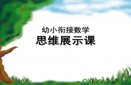 幼兒園幼小銜接數學思維展示課PPT課件