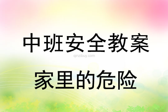 幼兒園中班安全主題活動：家里的危險中班安全主題活動：家里的危險