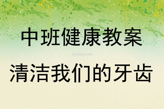 中班健康活動清潔我們的牙齒教案反思