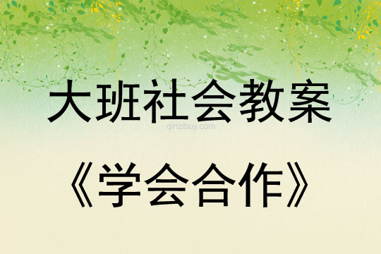 大班社會教案：學會合作大班社會教案：學會合作
