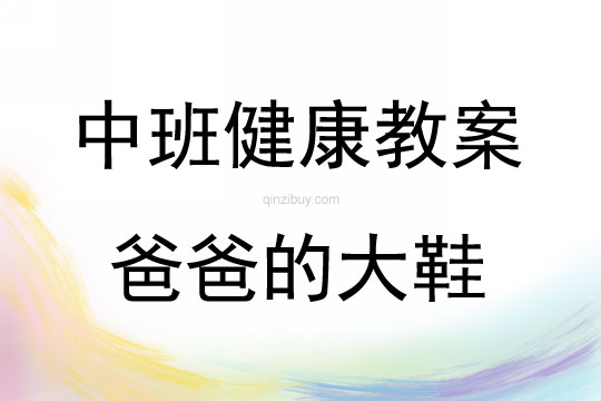 中班健康活動爸爸的大鞋教案反思